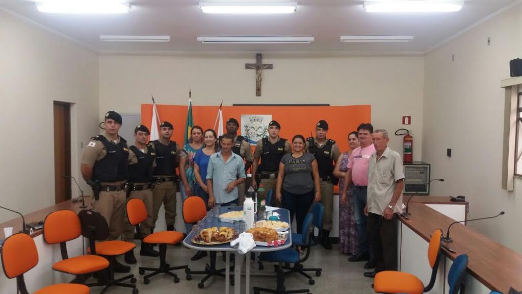 Reunião dos Vereadores com a Polícia Militar